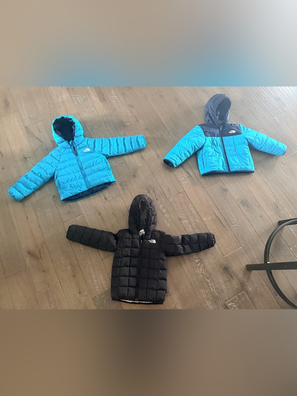 The North Face Kids jackets set of 3!